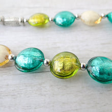 Load image into Gallery viewer, Aqua Venetian glass beads