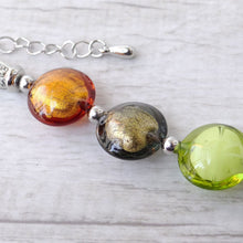 Load image into Gallery viewer, Topaz Murano Glass bracelet