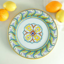Load image into Gallery viewer, Deruta Ceramics Platter with geometric pattern