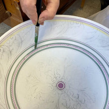 Load image into Gallery viewer, Hand-painting the Deruta Ceramics