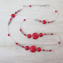 Load image into Gallery viewer, Murano Glass Bead Necklace 
